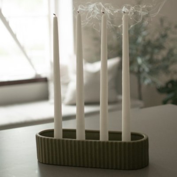 Kerzenschale Lene - grün