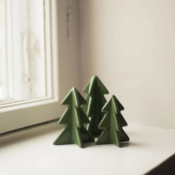 Winter Tree Klein - Grün
