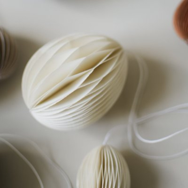 Hanging Egg weiß - groß